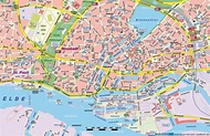 Tourist Map Hamburg | City Maps throughout Printable Map Of Hamburg ...