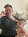 Elon Musk e Grimes mostram fotografias do seu 'baby X'