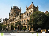Universidad En Mumbai, La India De Elphinstone Imagen de archivo ...