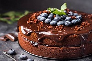 Chocolate and Blueberry Cake Recipe | Kerrygold Ireland