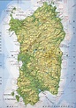 Cartina della Sardegna