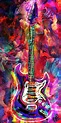 Guitar Art Print, Music Art, Rock N Roll, Instrument Art - Etsy ...