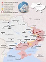 Guerra Rusia - Ucrania: Los mapas y gráficos que detallan la invasión ...