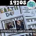 1970s Printable Timeline - By History Gal