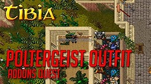 TIBIA - Poltergeist Outfit & Addons Quest - Feaster of Souls - YouTube