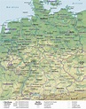 Physische Karte Deutschland Online - Bilder Deutschland Karte