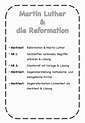 Martin Luther Reformation Gegenreformation – Unterrichtsmaterial im ...