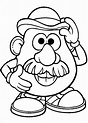 50 New Mr Potato Head Coloring Page | Toy story coloring pages, Cartoon ...