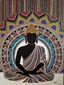 Buddha Mandala Dot Painting in 2020 | Buddha painting canvas, Buddha ...