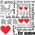 I Love You in 20 Languages Digital Art by Christine Buckley - Pixels