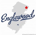Map of Englewood, NJ, New Jersey