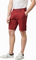 Koroshi Short Chino Cotton - Red - 10 (Manufacturer Size: S/M): Amazon ...