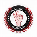 Official Seal of Awesomeness - Round Vinyl Stickers | The Path To ...