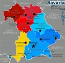 WV-Bavaria regions - Bavaria - Wikipedia | Bavaria, States of germany, Map