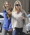 Jennie Garth and her daughter Luca choose matching styles for a retail ...