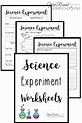Worksheet For Science Experiment