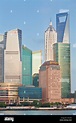 Shanghai Skyline von Pudong, Shanghai, Volksrepublik China, VR China ...