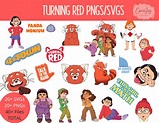Turning Red SVG PNG Icon Bundle Turning Red Clipart Images - Etsy Canada