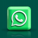 WhatsApp icon. 3D Social media icon. Vector Illustration 5113232 Vector ...