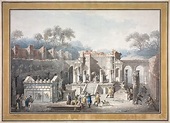 The Temple of Isis at Pompeii, 1788. by Francesco Piranesi