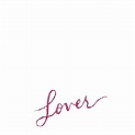 Archivo:Taylor Swift - Lover (Logo).png - Wikipedia, la enciclopedia libre