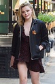 Chloe Moretz in Mini Dress out in Tribeca – GotCeleb