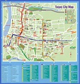 Taichung Map Tourist Attractions - ToursMaps.com