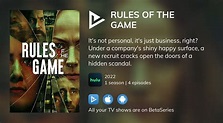 Where to watch Rules of the Game TV series streaming online ...