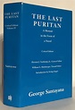 The Last Puritan. A Memoir in the Form of a Novel. Critical Edition ...