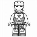 Lego Iron Man 2 Coloring Page - Free Printable Coloring Pages for Kids