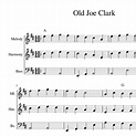 Old Joe Clark Harmony Parts Sheet Music | Celtic Fiddle Music | Georgia ...