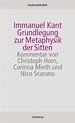 Grundlegung zur Metaphysik der Sitten. Buch von Immanuel Kant (Suhrkamp ...