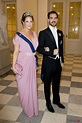 La Princesa Theodora y el Príncipe Felipe de Grecia en la cena de gala del 50 cumpleaños de ...