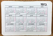 calendario año 1973 - fagesco - preparados para - Comprar Calendarios ...