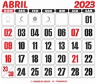 Hoje é Dia: veja datas, fatos e feriados de abril de 2023 » Folha de ...