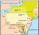 Map - Colonial Pennsylvania