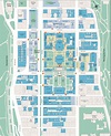 Map of Columbia U & Affiliates | Campus map, Columbia university, Campus