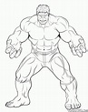 Disegni da colorare - Raging Hulk