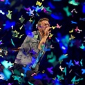 Chris Martin cantando en el concierto de Coldplay en Madrid - Concierto ...