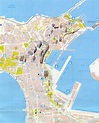 A Coruña tourist map - Full size