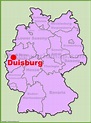 Duisburg location on the Germany map - Ontheworldmap.com