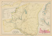 PALMER, Massachusetts 1894 Map - Replica or Genuine ORIGINAL