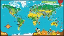 LeapFrog LeapReader Interactive World Map (works with Tag) $19.99 ...