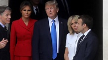 Trump Tells France’s First Lady She’s “in Such Good Shape”