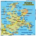 Map of Ruegen (Island in Germany, Mecklenburg-Vorpommern) | Welt-Atlas.de