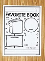 Favorite Book Free Printable - Simply Kinder