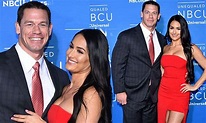 John Cena and fiance make handsome couple at NBC Upfronts | Daily Mail ...