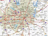 Map of Dallas Texas - TravelsMaps.Com