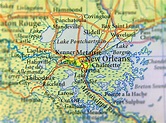 Map of Louisiana - Guide of the World