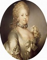 Portrait of Caroline Matilda of Great Britain 1751-1775, Queen of ...